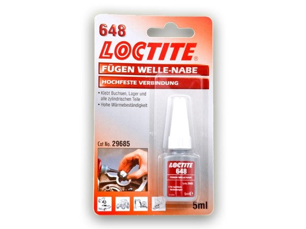 Loctite 648 - 5ml, Klej do łączenia cylindrycznego o wysokiej wytrzymałości