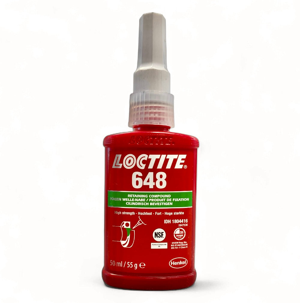 Loctite 648 50ml, Klej do łączenia cylindrycznego o wysokiej wytrzymałości
