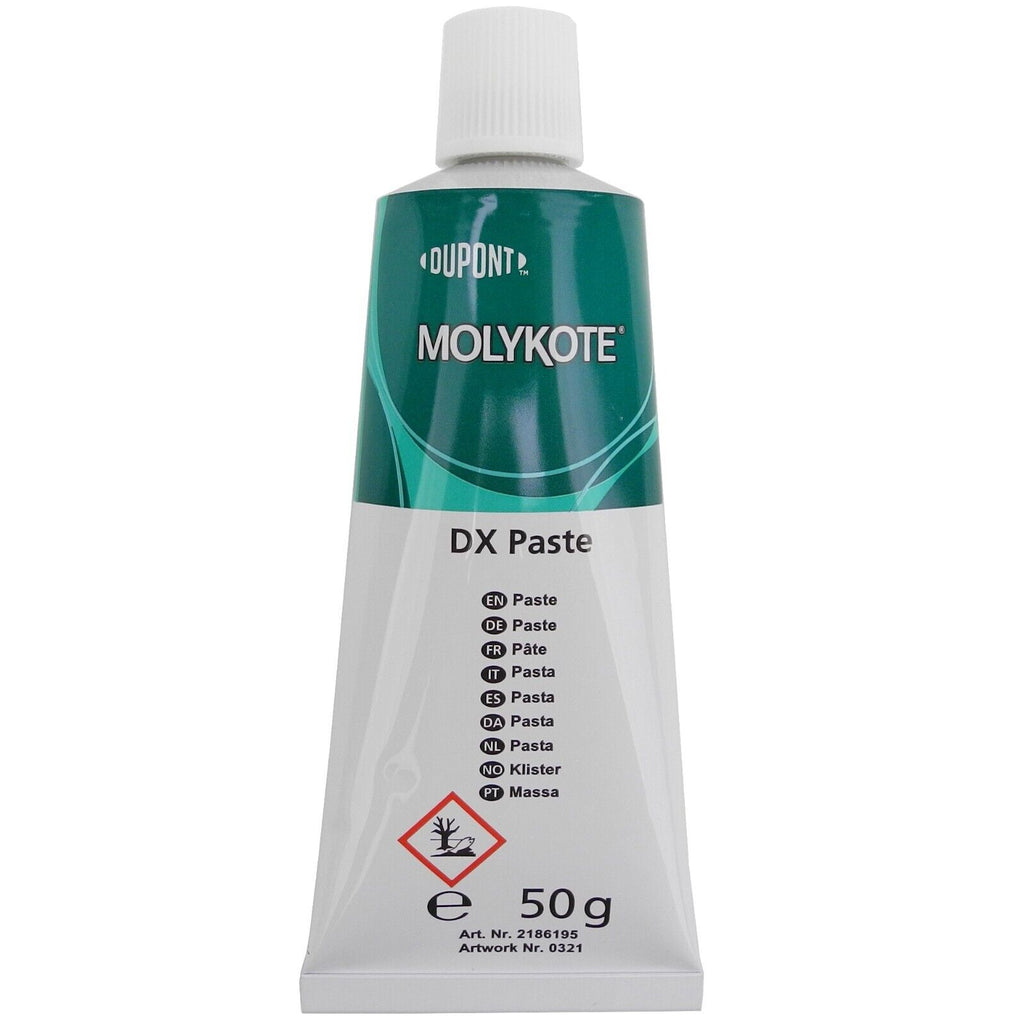 Molykote DX Pasta Lubrificante Bianca 50g - Alta Temperatura Grasso Anti-grippaggio Per Ingranaggi Plastica E Orologi