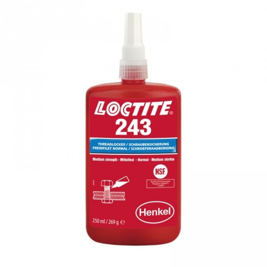 Loctite 243 - 250ml, Środek do zabezpieczania gwintów